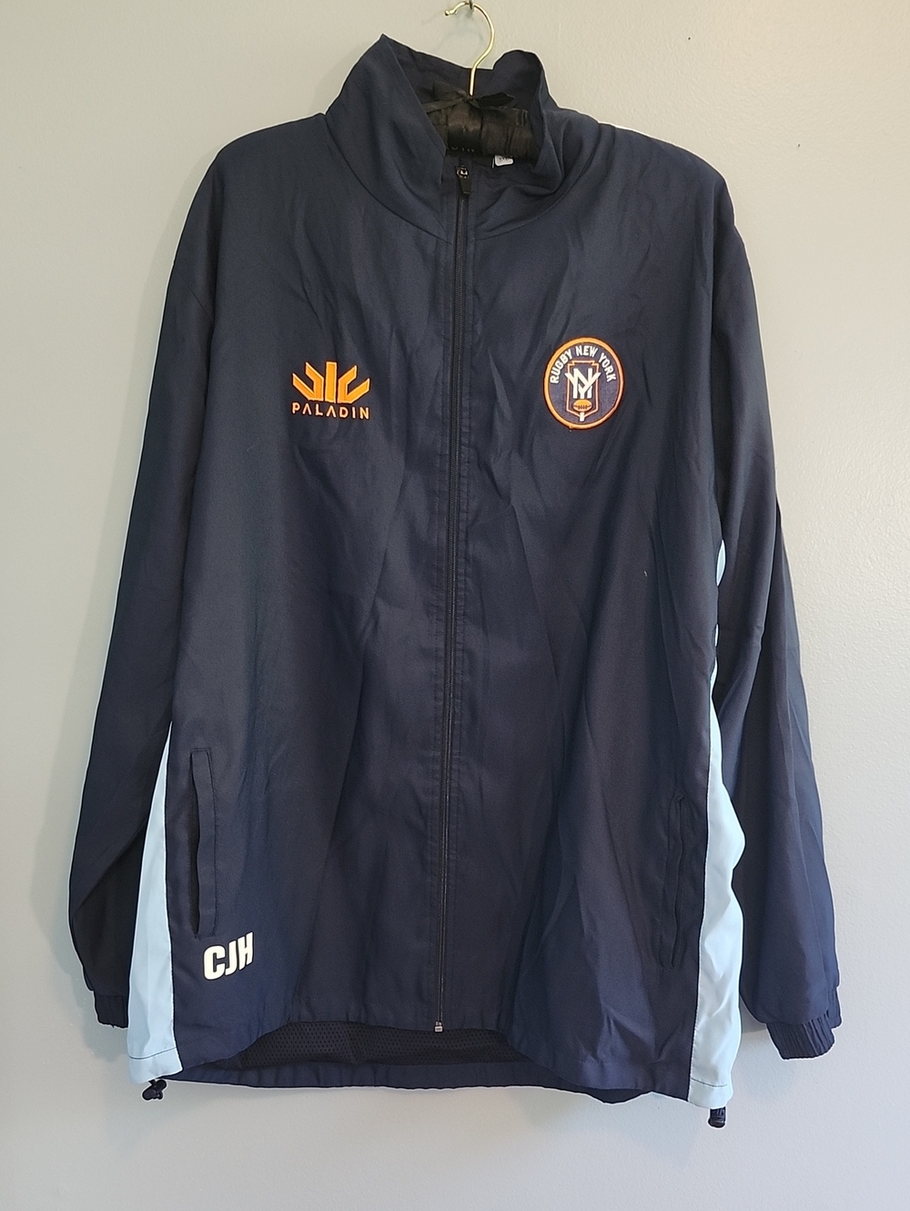 Rugby New York official Paladin Sportswear full-zip media track jacket